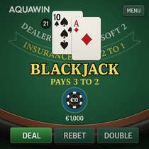 Aquawin - Blackjack Table Game - Play for Real Money