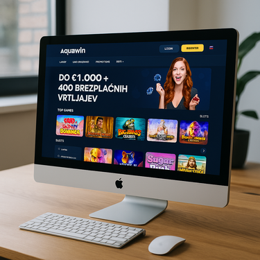 Aquawin - Desktop Platform Design - Slovenska Online Casino