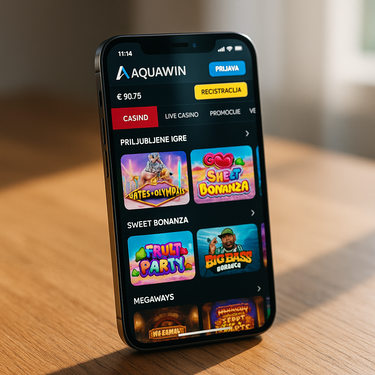 Aquawin - Mobile Platform - iOS in Android Casino